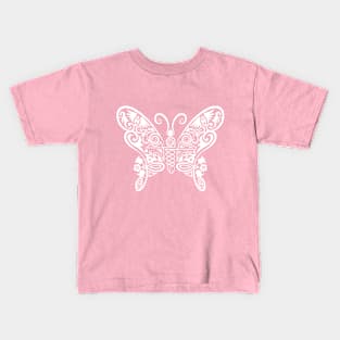 Butterfly floral pattern Kids T-Shirt